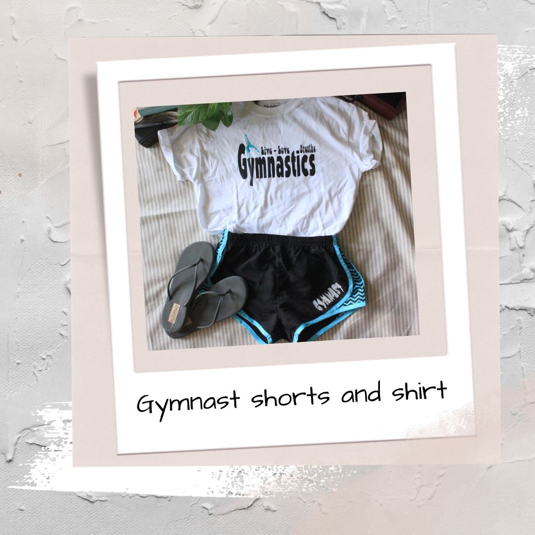 Gymnastic shorts top and tops