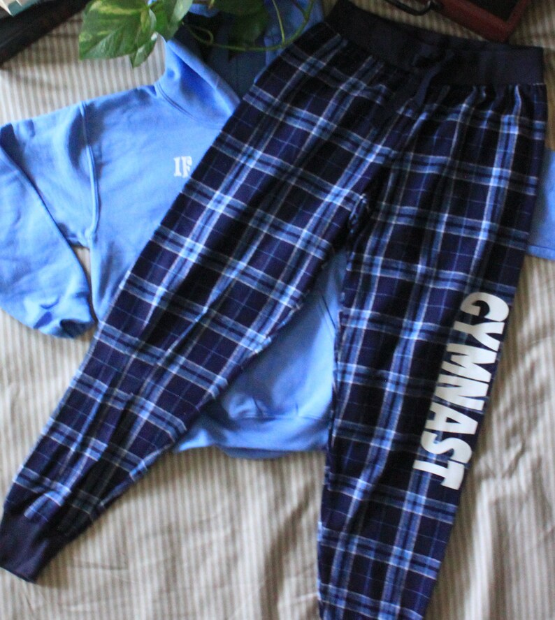 flannel with joggers