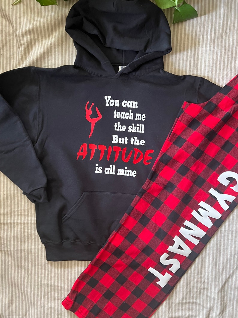 Gymnastic GYMNAST Flannel Pants With Hoodie Sweatshirt/ Gifts Etsy