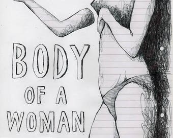 POETRY COMIC: 'This Body of a Woman I Inhabit' by Juana Adcock & Nicky Arscott