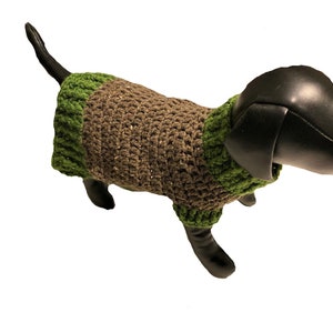 Crochet Dog Sweater Handmade