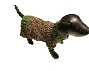 Crochet Dog Sweater Handmade