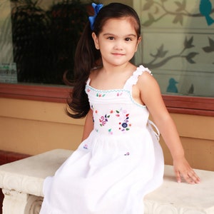Lucky Bag Fiesta Embroidered Cotton Dress for Girl- Surprise