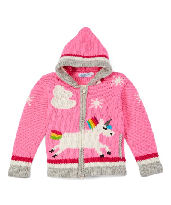 Pink unicorn sweater on sale