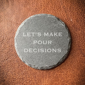 Set of 4 Funny Coasters - Drink Coaster - Gift For Dad - Old Fashioned - Housewarming Gift - Groomsmen Gift