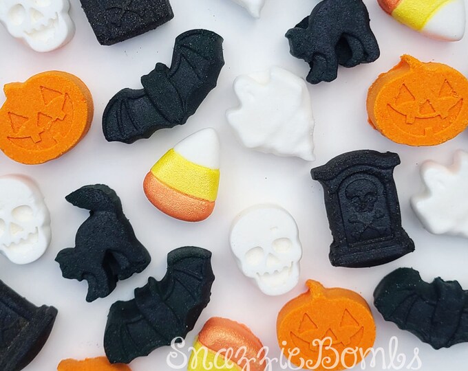 MINI Halloween Bath Bombs, Halloween BATH BOMB, Halloween Party Favors