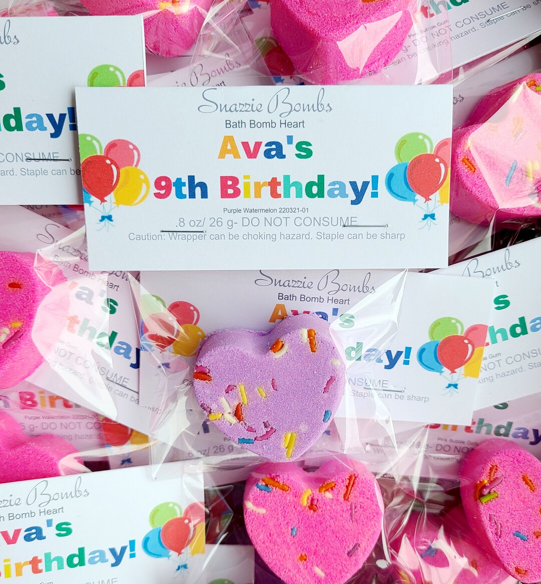 Class Favors, Party Favor, Kids Party Favors, Bath Bomb, Birthday Party ...