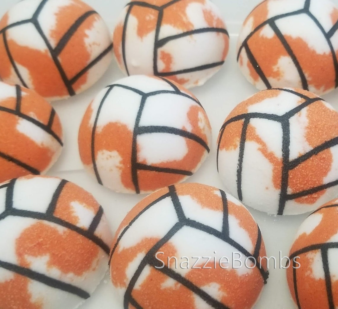1 Volleyball Bath Bomb volleyball sports bath bomb for Etsy