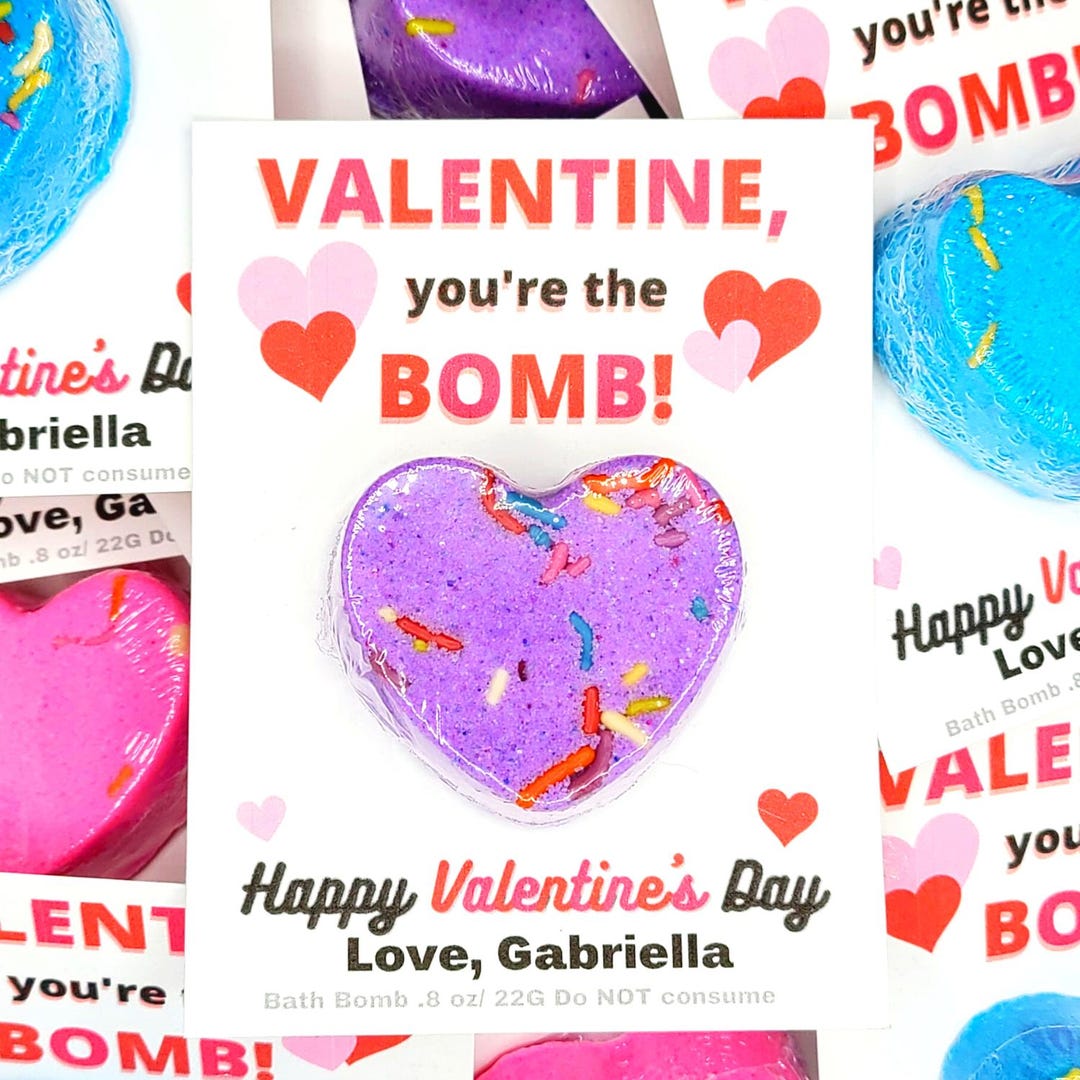 Valentine Bath Bombs, Valentine Bath Bomb, Bath Bomb, Bath Bombs, Bath ...