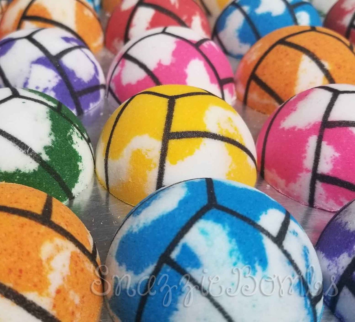 1 Volleyball Bath Bomb volleyball sports bath bomb for Etsy