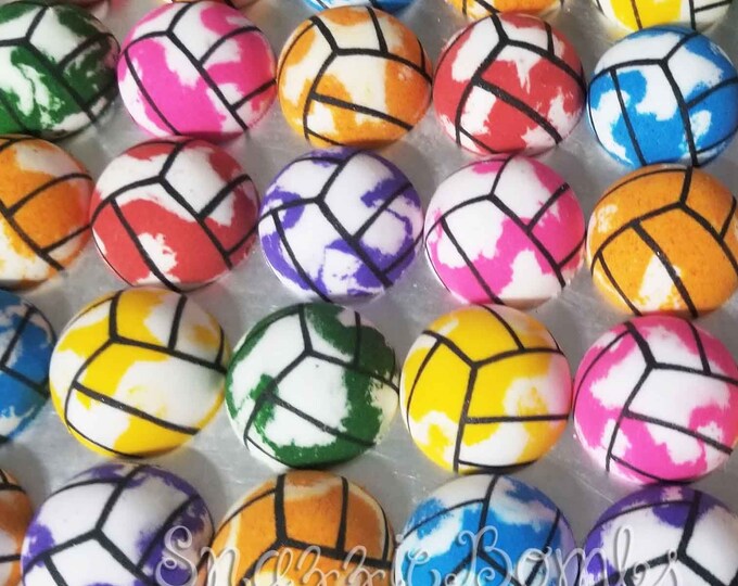 1 Volleyball Bath Bomb Volleyball Sports Bath Bomb for Etsy