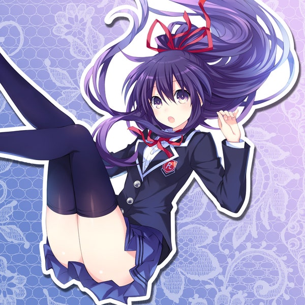 Tohka Date A Live | Anime Stickers | Laptop Stickers | Fridge Magnets | Waterbottle  Stickers