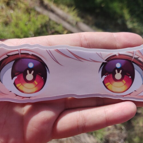 Amethyst Eyes Vinyl Sticker Eyes Only Anime Stickers Etsy
