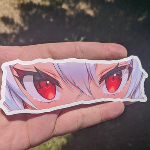 Firey Eyes Vinyl Sticker - Eyes Only | Anime Stickers | Laptop Stickers | Fridge Magnets | Waterbottle  Stickers
