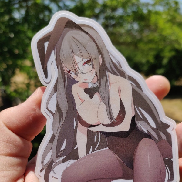 Rio Futaba Vinyl Sticker Rascal Does Not Dream of Bunny Girl Senpai | Vinyl Stickers | Fridge Magnets | Laptop Decals