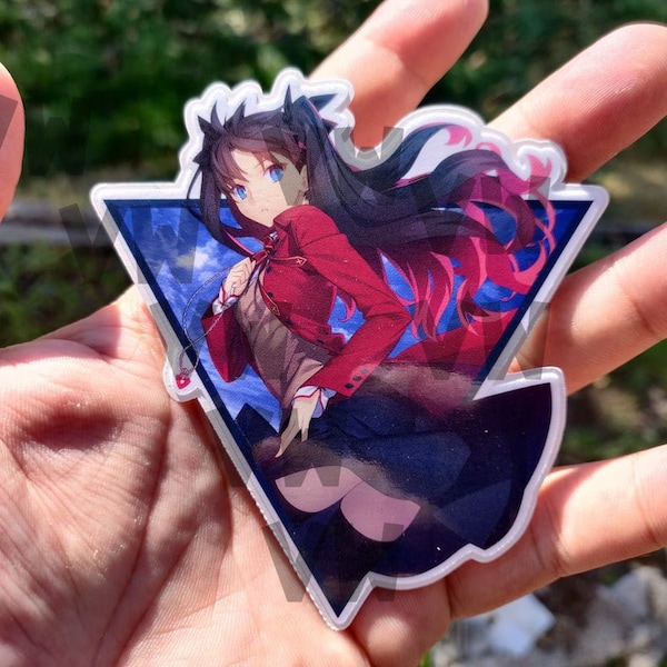 Rin Tohsaka vinylsticker - dieptestijl - Fate Grand/Order | Anime-stickers | Laptopstickers | Koelkastmagneten | Waterflesstickers