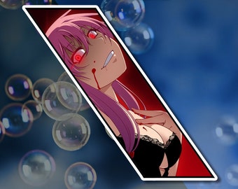 Future Diary Anime Yuno Gasai Sticker Decal Vinyl binder laptop nikki mirai