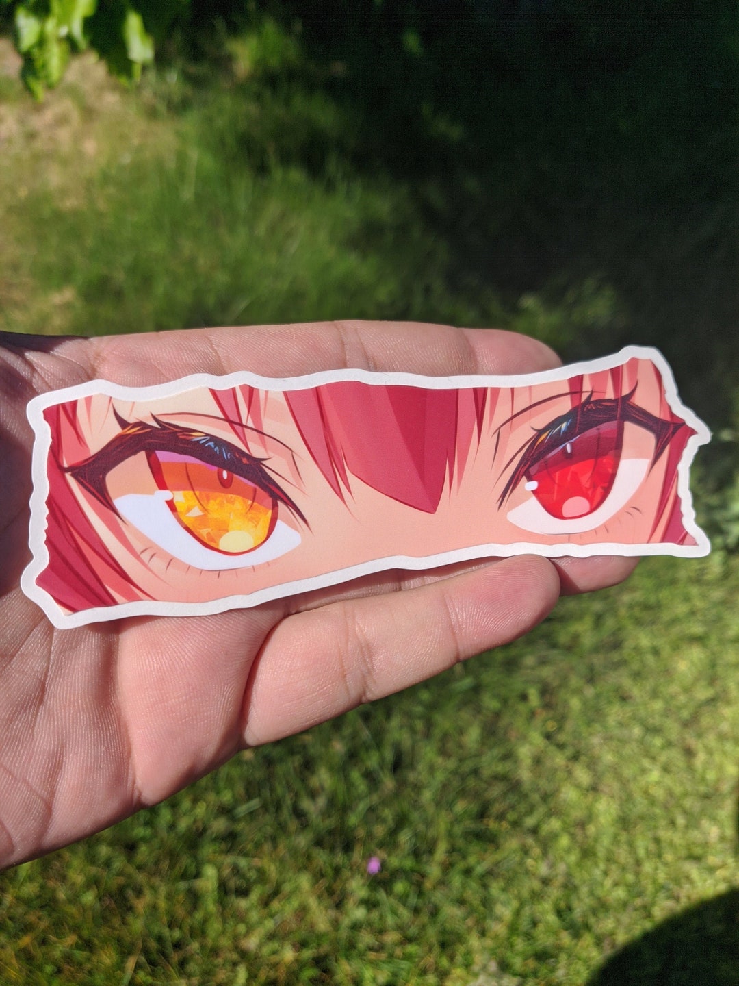 Heterochromia Eyes Vinyl Sticker Eyes Only Anime Stickers Etsy