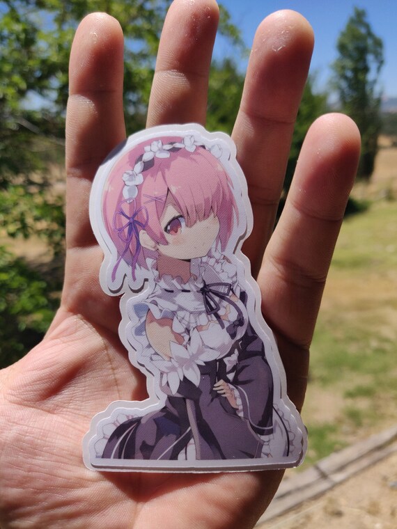 Ram Vinyl Sticker Version 2 Re:zero Anime Stickers Laptop | Etsy