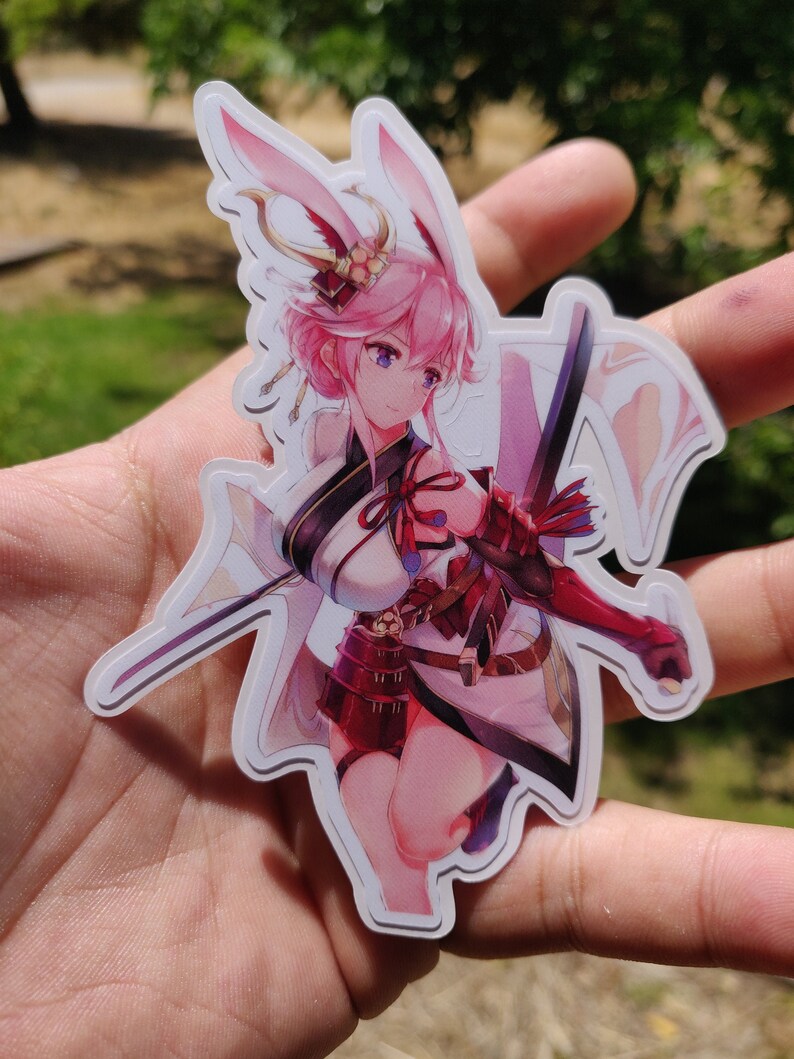 Yae Sakura Vinyl Sticker Honkai Impact 3rd Anime Stickers ...