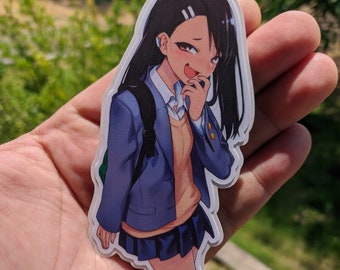 Nagatoro Vinyl-Aufkleber Don't Toy With Me, Miss Nagatoro | Anime Aufkleber | Laptop Aufkleber | Kühlschrankmagnete | Wasserflaschen Sticker