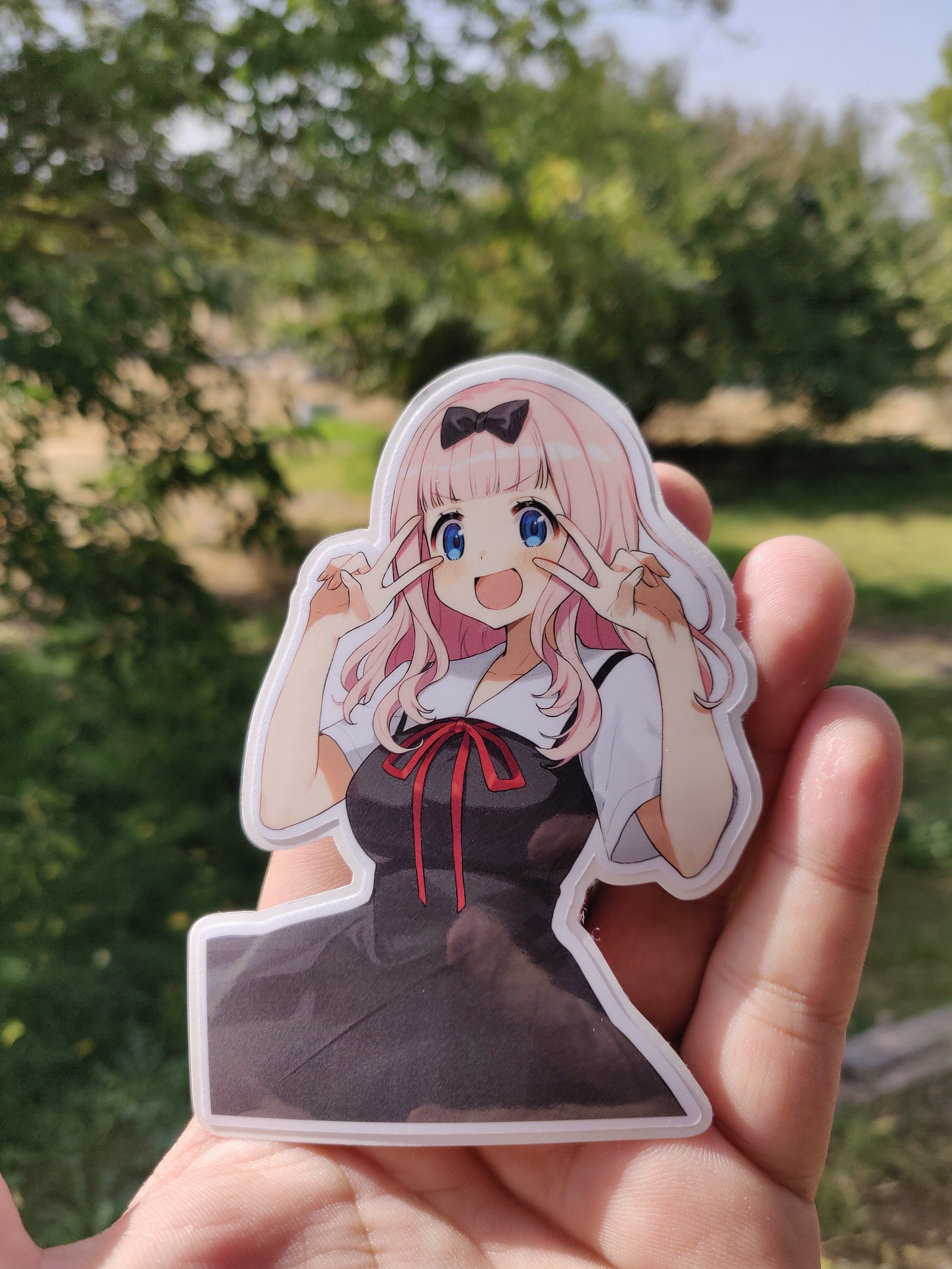 Fujiwara Chika Peeker - Kaguya-Sama  Pin for Sale by Kami-Anime