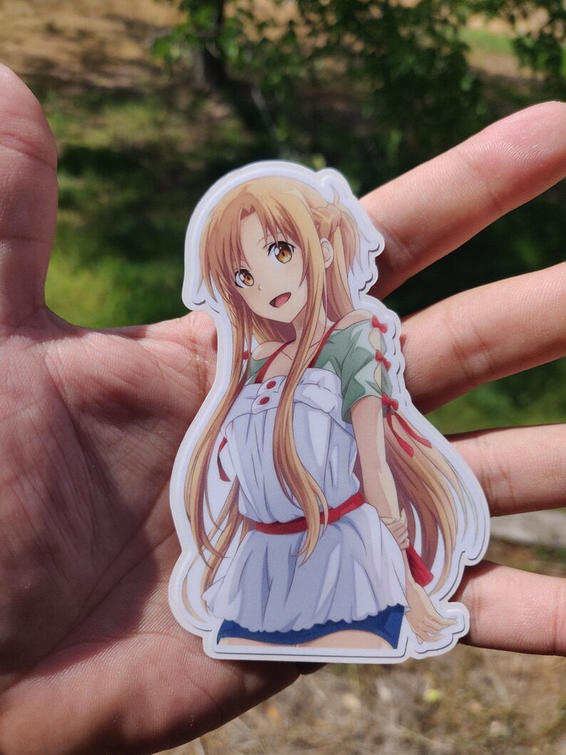 Asuna Kirito Vinyl Sticker V2 Sword Art Online Anime Etsy