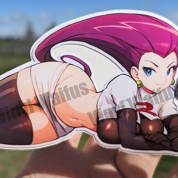 Jessie Team Rocket Classic waifu | Anime Stickers | Laptop Stickers | Fridge Magnets | Waterbottle Stickers