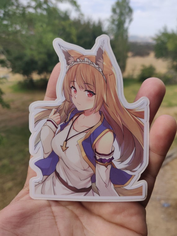 Holo Vinyl Sticker Spice and Wolf Anime Stickers Laptop | Etsy