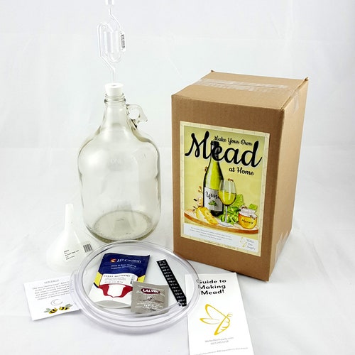 One Gallon Mead Making Kit With Fresh Local California Raw Etsy