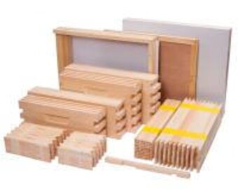 8 or 10 Frame Hive Kit w/ Screened Bottom Board UN-ASSEMBLED- FREE shipping lower 48 states