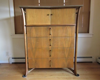 Danish Design Piet Hein for Daniel Jones Highboy Dresser