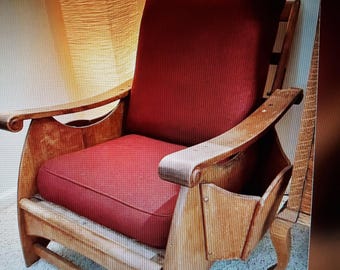 Gilbert Rohde Heywood Wakefield Bat-Wing Recliner Chair