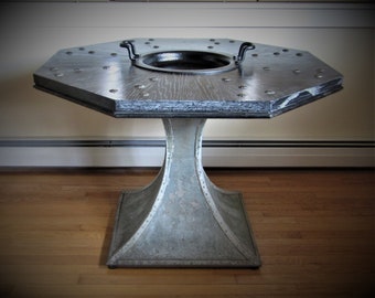 Vintage Steampunk Dining Card Table Concoction