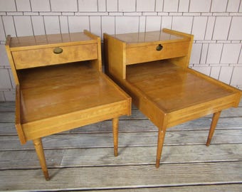 Edmond Spence Mid Century Side Tables (2)