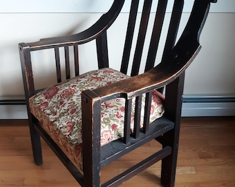 Antique Oak Arts & Crafts Chair