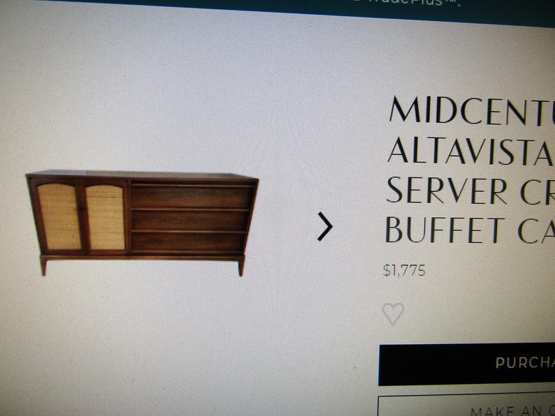 Mid Century Walnut Lane Rhythm Credenza