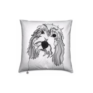 Dog Memorial Pillow with Custom Photo & Message – Personalized Pet Loss Gift – Remembrance Cushion for Grieving Dog Owners