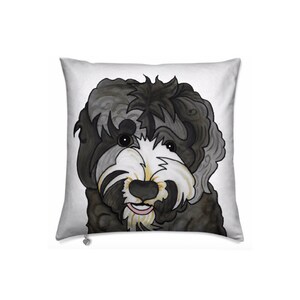 Pet Loss Pillow for Dog Memorial – Custom Image & Name Throw Cushion – Personalized Dog Keepsake Gift Dog Face Pillow  – Pet Memorial Gift
