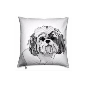 Personalized Dog Memorial Pillow Gift – Custom Pet Face Throw Pillow with Name – Unique Pet Loss Comfort Gift for Dog Lovers