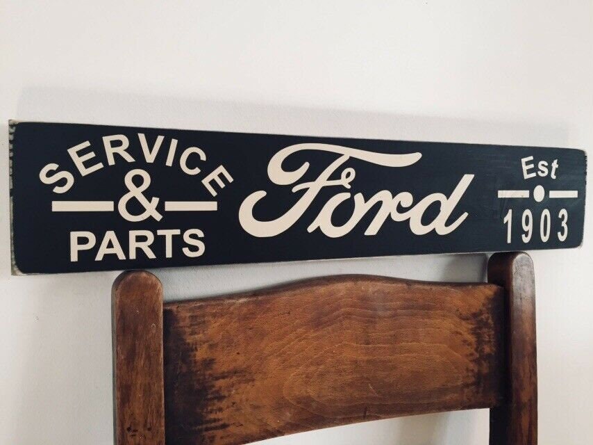 FORD Vintage Shabby Chic Wooden Sign Old Look Cars Retro