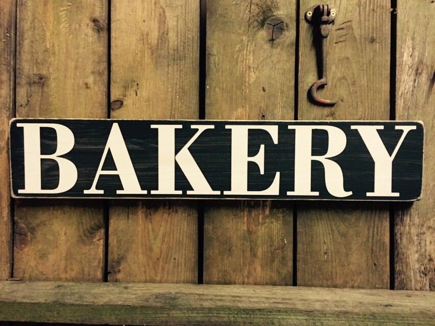 Kitchen Sign Bakery Sign Plaque Vintage Kitchen Old Look Wood - Etsy UK