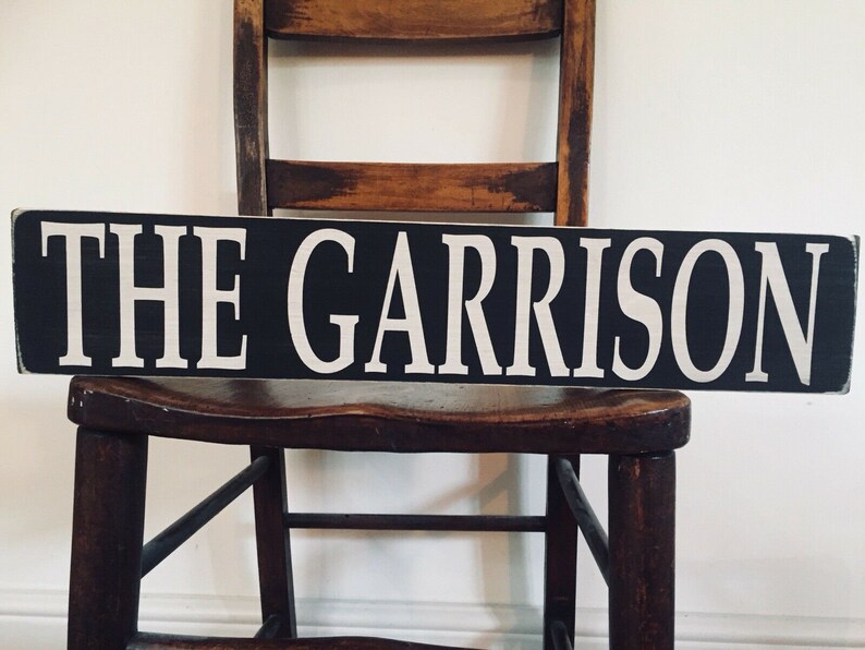 Peaky blinders The Garrison Sign Wooden Vintage Old Style | Etsy