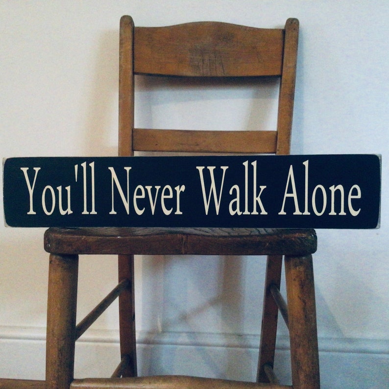 Liverpool Football Club Youll Never Walk Alone Sign Gift Etsy UK
