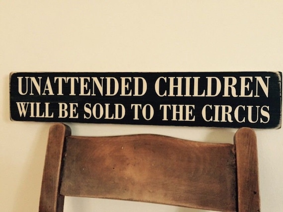 Shabby chic wooden sign No Riff Raff