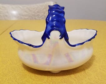 Czecho-Slovakia Lustreware Porcelain Basket