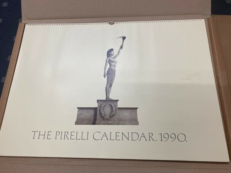 Vintage 1990 Pirelli Pinup Calendar. Etsy