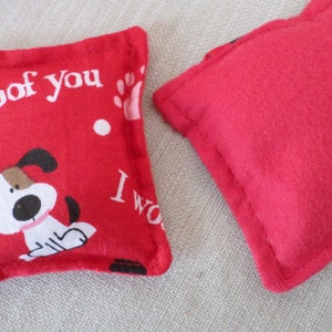 Valentine's Day Classroom Exchange Handwarmers I Woof You Set of 6 image 1