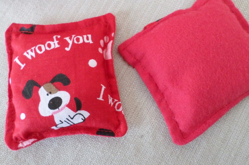 Valentine's Day Classroom Exchange Handwarmers I Woof You Set of 6 image 1