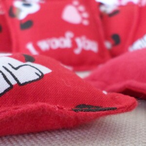 Valentine's Day Classroom Exchange Handwarmers I Woof You Set of 6 image 4